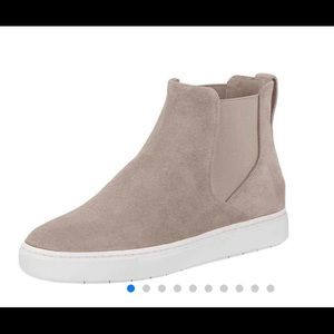Suede High top slip ons